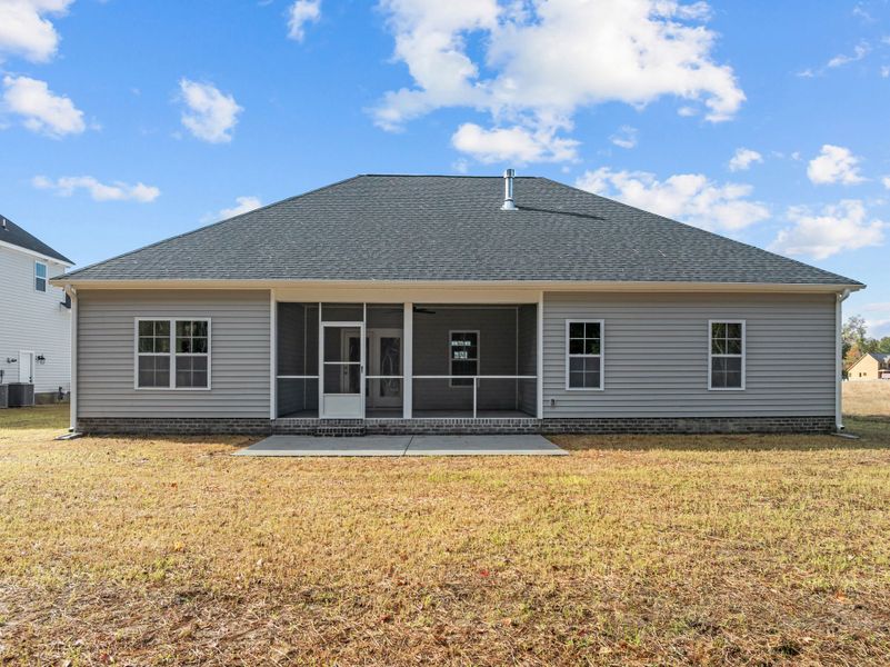 Exterior details and patio area of a home in The Preserve at Langston, Winterville (Image 25). Exterior details and patio area of a home in The Preserve at Langston, Winterville (Image 25).
