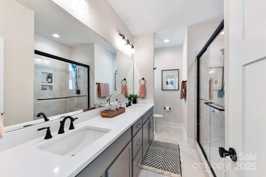 Furnished interior view inside a new home in , Charlotte (Image 17).