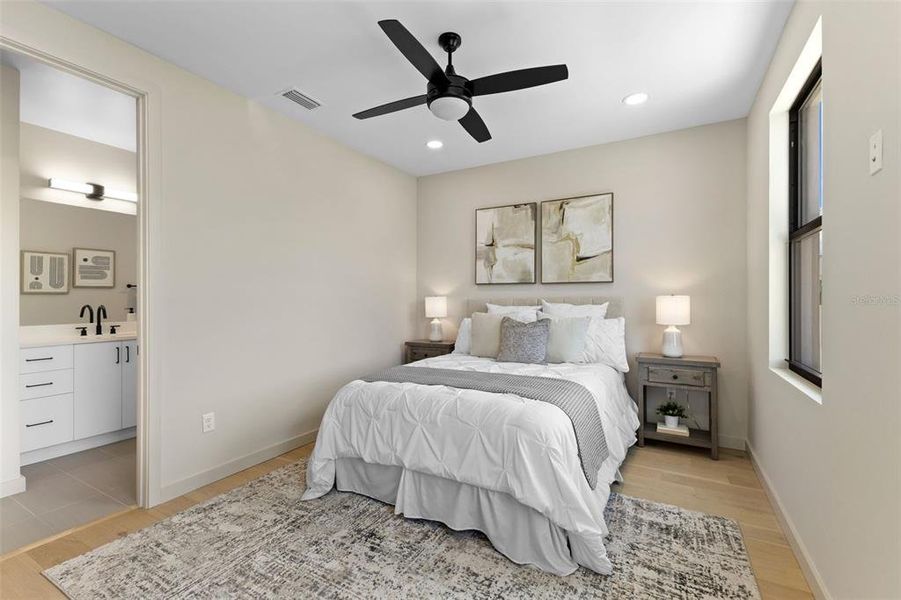 Furnished interior view inside a new home in , St. Petersburg (Image 33).