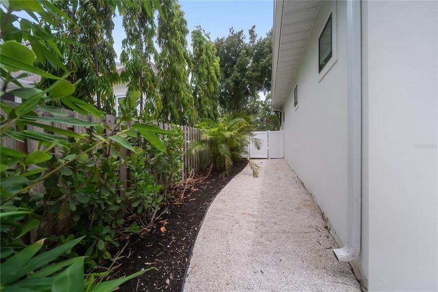 Exterior details and patio area of a home in , Sarasota (Image 39).