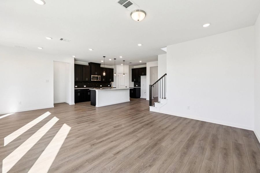 Open Kitchen-Living-Dining Room