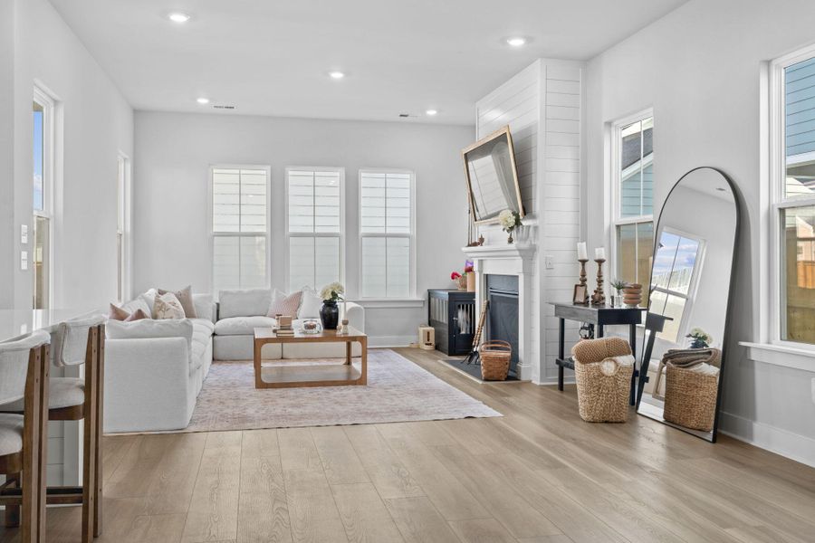Furnished interior view inside a new home in Carnes Crossroads, Summerville (Image 16). Furnished interior view inside a new home in Carnes Crossroads, Summerville (Image 16).
