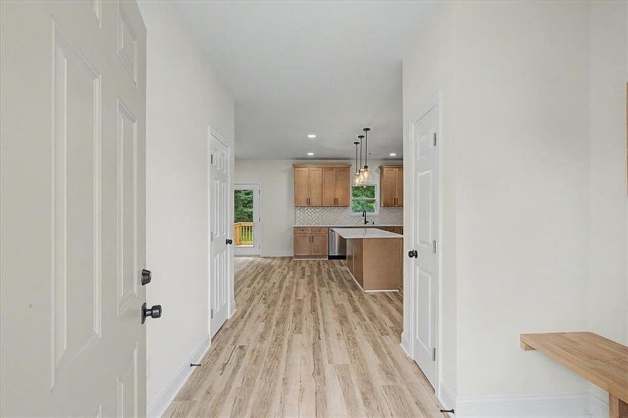 Spacious, unfurnished interior of a new home in , Forest Park (Image 16). Spacious, unfurnished interior of a new home in , Forest Park (Image 16).