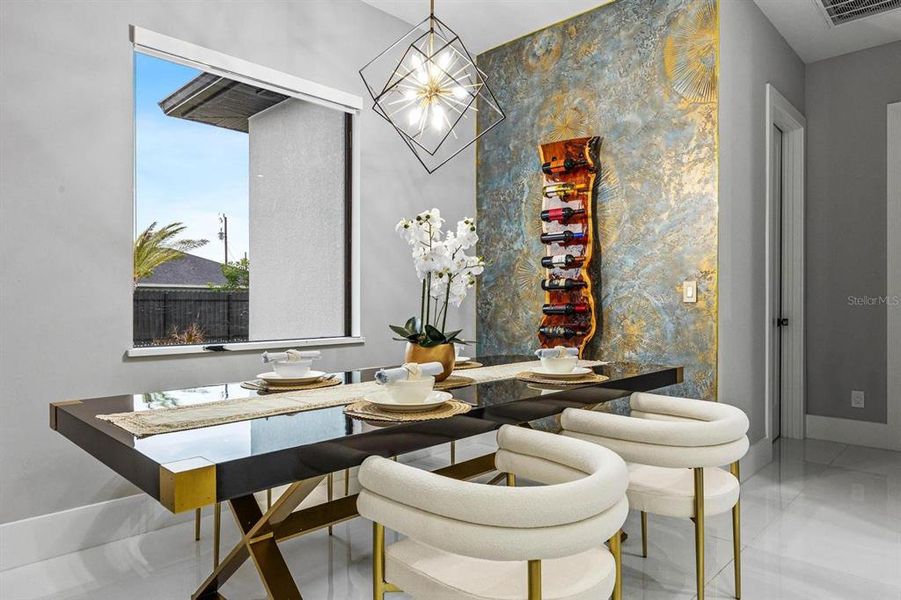 Furnished interior view inside a new home in , Cape Coral (Image 28).