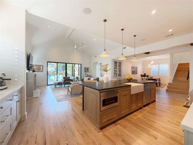 Furnished interior view inside a new home in , Dallas (Image 32).