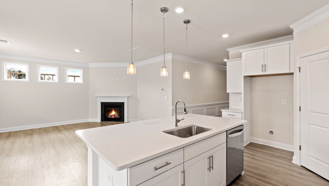 Representative furnished interior of a home built from the BRISTOL by D.R. Horton in Whitehawk Meadows, Travelers Rest (Image 10).