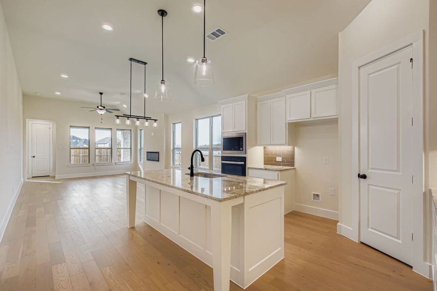 Plan 1471 Representative Photo - Kitchen/Living Room Plan 1471 Representative Photo - Kitchen/Living Room