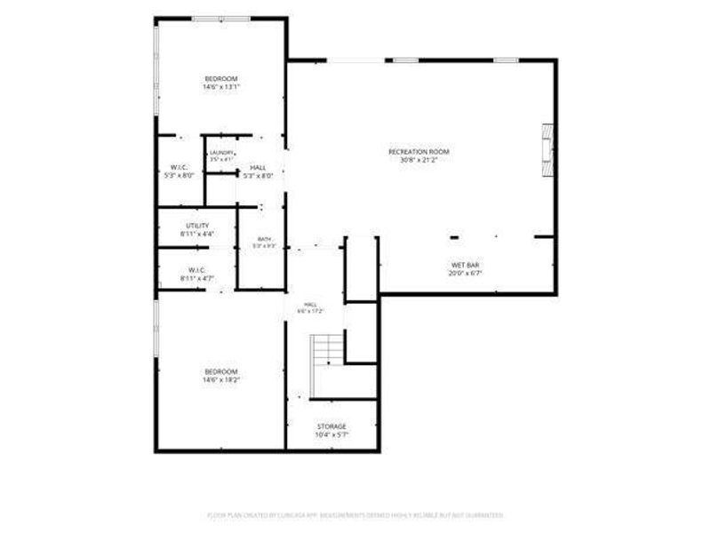 2D floor plan layout of this home in , Atlanta, GA (Image 5).