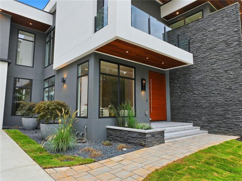 Exterior details and patio area of a home in , Atlanta (Image 42). Exterior details and patio area of a home in , Atlanta (Image 42).