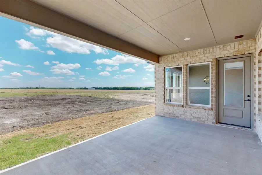 View of patio featuring a rural view