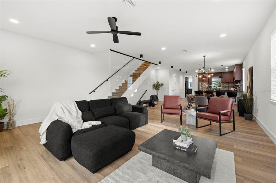 Furnished interior view inside a new home in , Tampa (Image 5).