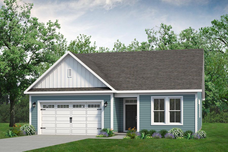 Representative exterior photo of a completed home built from the The Cherry Grove by Chesapeake Homes in Coastal Club of the Carolinas, Calabash, NC (Image 22).