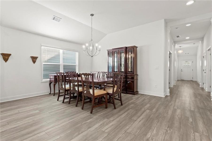 Furnished interior view inside a new home in , Hiram (Image 11).
