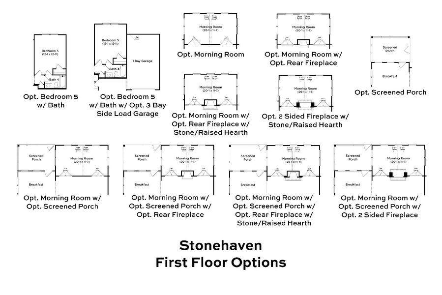 2D floor plan layout of this home in Owen Park, Gibsonville, NC (Image 4).
