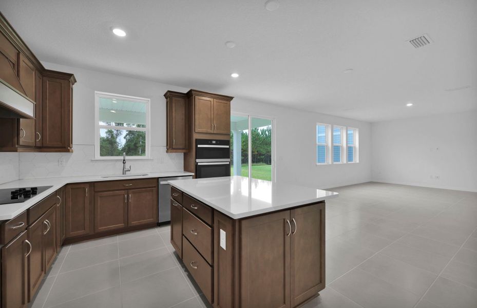 Furnished interior view inside a new home in Hyland Trail, Green Cove Springs (Image 3). Furnished interior view inside a new home in Hyland Trail, Green Cove Springs (Image 3).