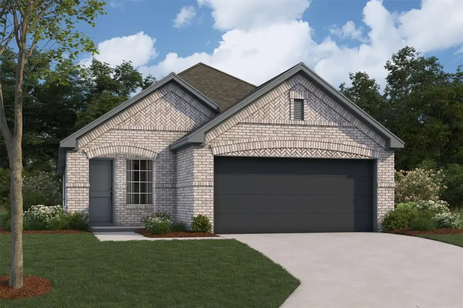 Front exterior of a new home in Summerview, Fulshear, TX, highlighting curb appeal (Image 1). Front exterior of a new home in Summerview, Fulshear, TX, highlighting curb appeal (Image 1).