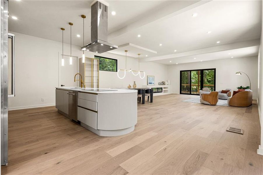 Furnished interior view inside a new home in , Atlanta (Image 14).