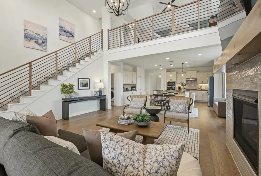 Furnished interior view inside a new home in Leonard Trails, Anna (Image 22).