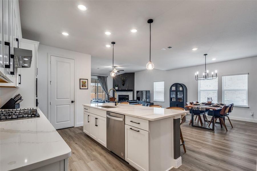 Furnished interior view inside a new home in Ashford Park - Texana Series, Corinth (Image 11).