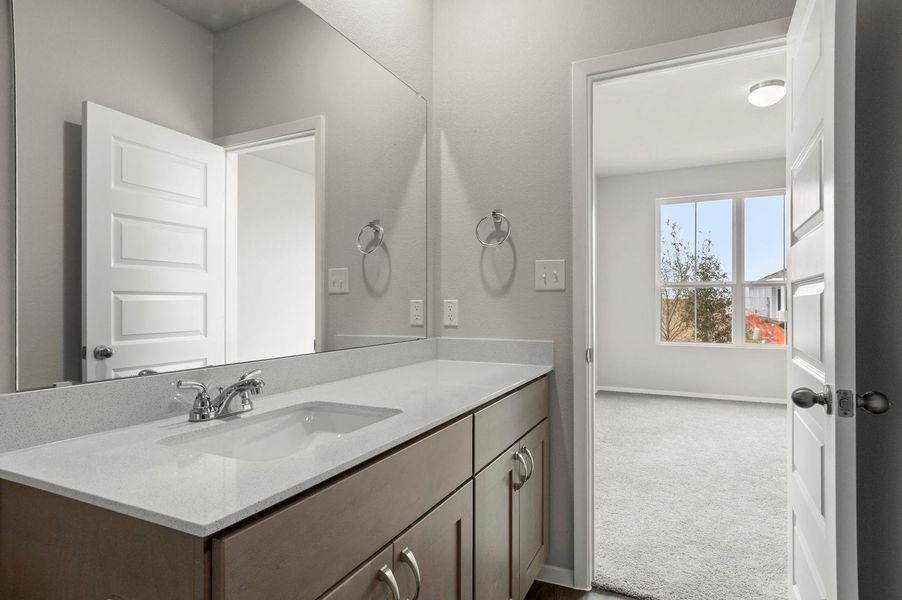 Furnished interior view inside a new home in Harvest Ridge, Elgin (Image 8). Furnished interior view inside a new home in Harvest Ridge, Elgin (Image 8).