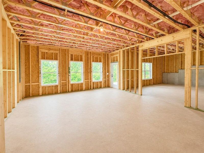 In-progress construction of a new home in , Jefferson, GA (Image 58).