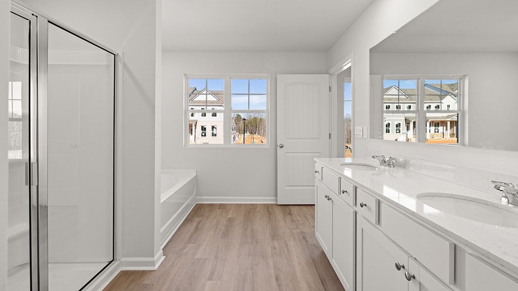 Furnished interior view inside a new home in Carlton, Douglasville (Image 9). Furnished interior view inside a new home in Carlton, Douglasville (Image 9).