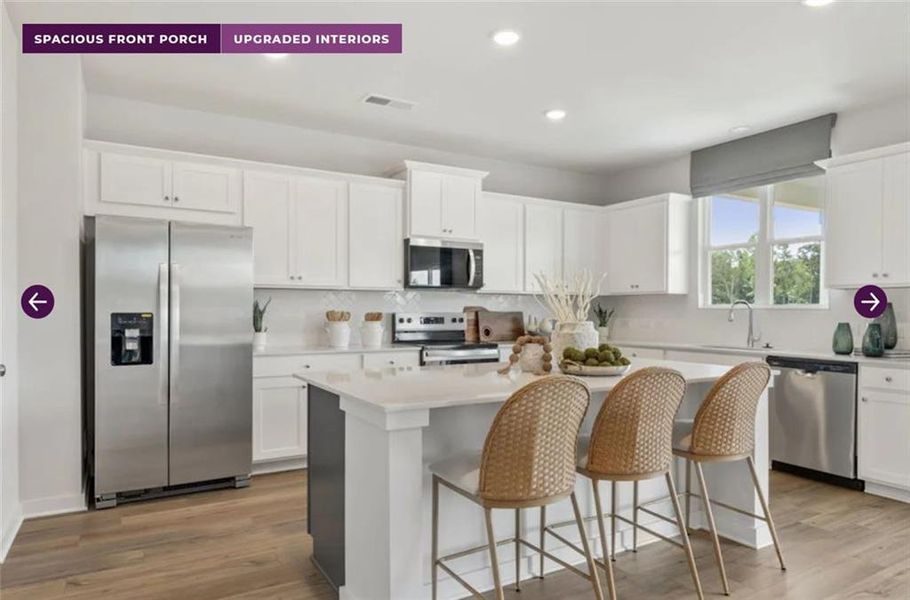 Furnished interior view inside a new home in Reserve at Gum Springs, Jefferson (Image 14).