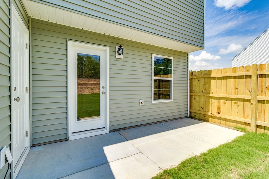 Exterior details and patio area of a home in Padgett Commons, Hopkins (Image 3). Exterior details and patio area of a home in Padgett Commons, Hopkins (Image 3).