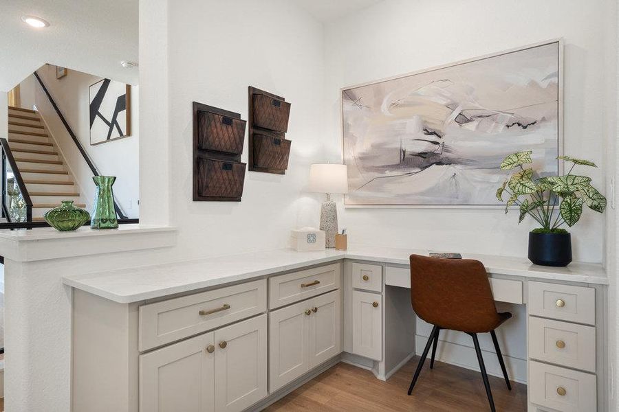 Furnished interior view inside a new home in Foxfield, Austin (Image 4).