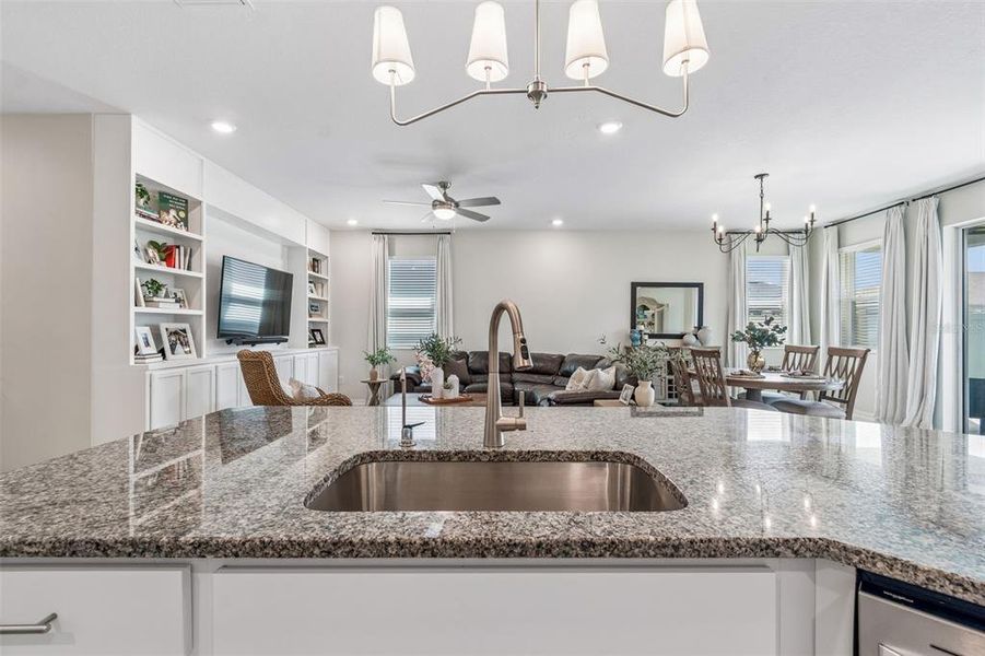 Furnished interior view inside a new home in Riverstone, Land O' Lakes (Image 7). Furnished interior view inside a new home in Riverstone, Land O' Lakes (Image 7).