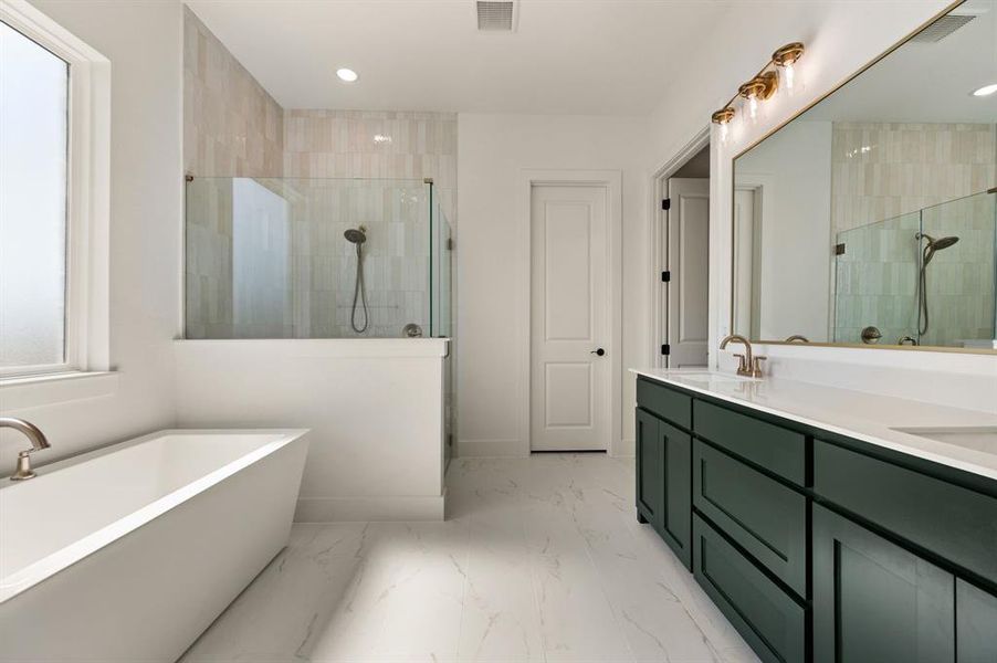 Furnished interior view inside a new home in Highland Oaks, Boyd (Image 7). Furnished interior view inside a new home in Highland Oaks, Boyd (Image 7).