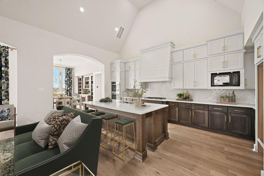 Open Concept Kitchen Designed for Entertainment