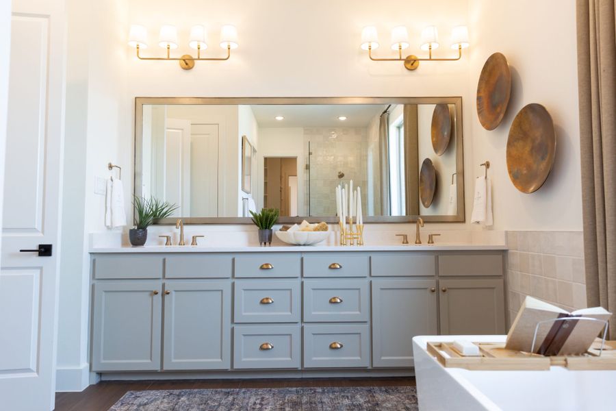 Representative furnished interior of a home built from the 5071 by Tradition Homes in Lakewood at Brookhollow – 60′ Lots, Prosper (Image 4).