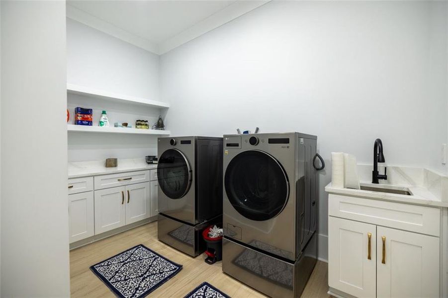 Close-up of interior finishes inside a home in , Buford (Image 17).