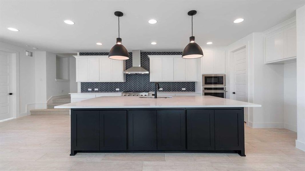 Furnished interior view inside a new home in Ventana 70', Fort Worth (Image 5).