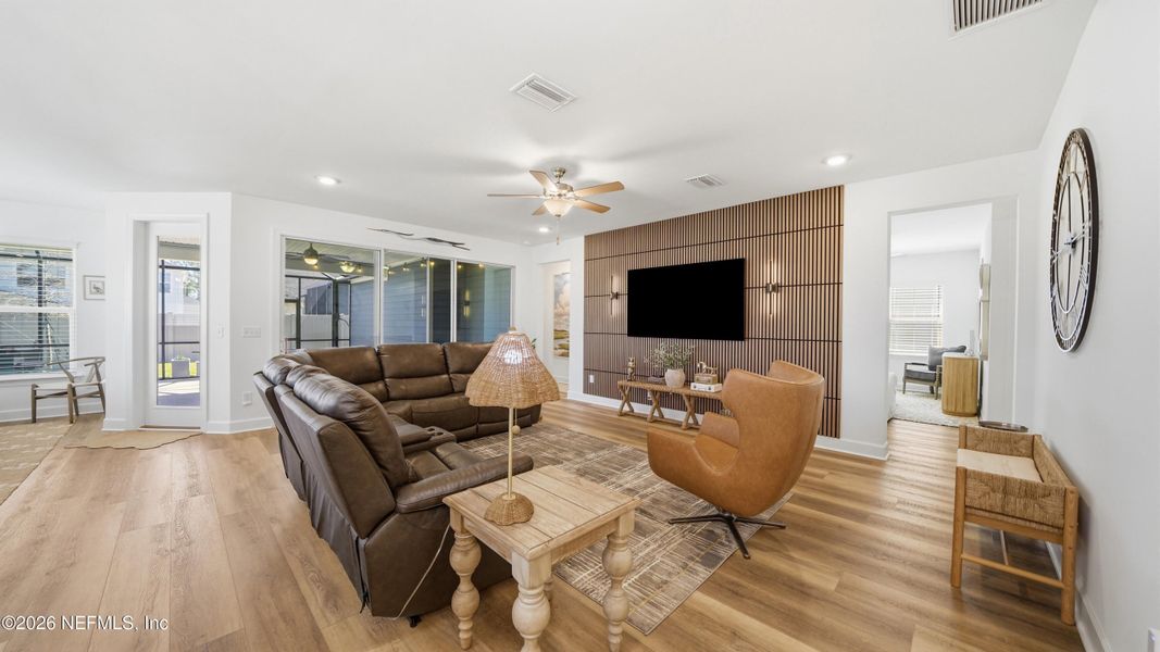 Furnished interior view inside a new home in Shearwater, St. Augustine (Image 10).