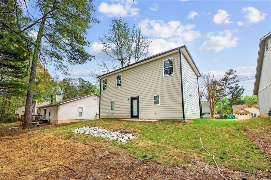 Exterior details and patio area of a home in , Lithonia (Image 3).