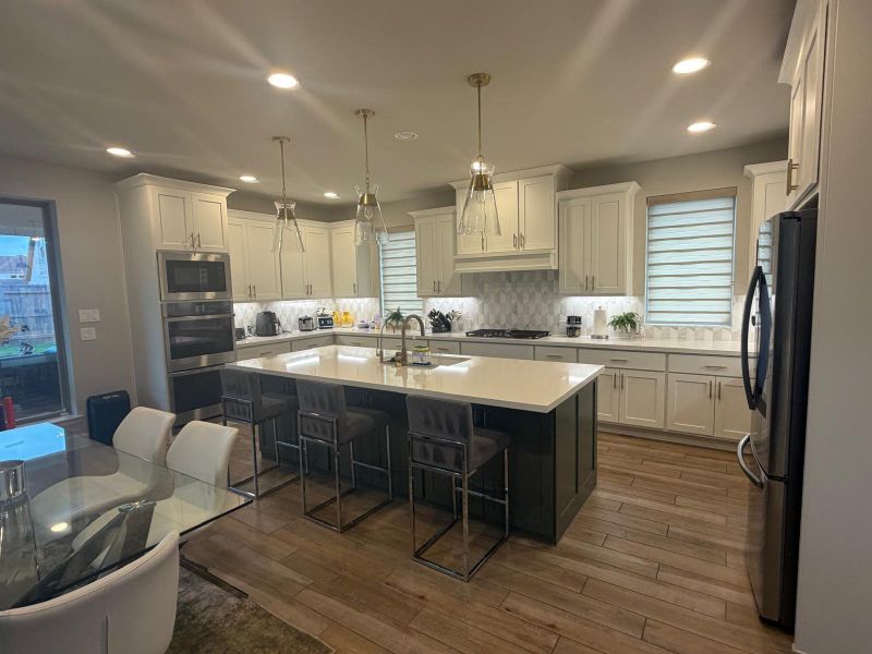 Furnished interior view inside a new home in Legacy Prairie at Katy Court, Katy (Image 8).