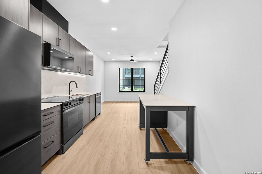 Furnished interior view inside a new home in , New Braunfels (Image 6).