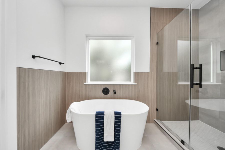 Furnished interior view inside a new home in , Houston (Image 13).