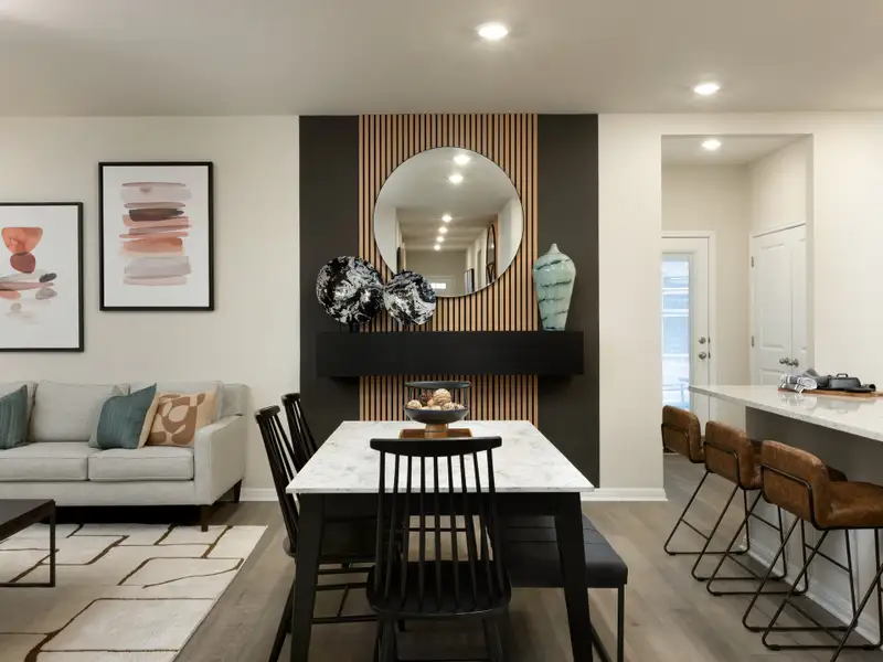 Furnished interior view inside a new home in Flora, Hutto (Image 5).