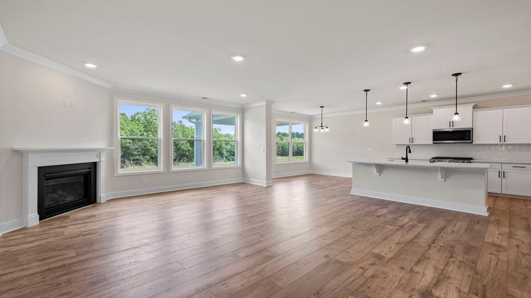Representative unfurnished interior of a home built from the Fleetwood by D.R. Horton in Harrison Valley, Simpsonville (Image 25).