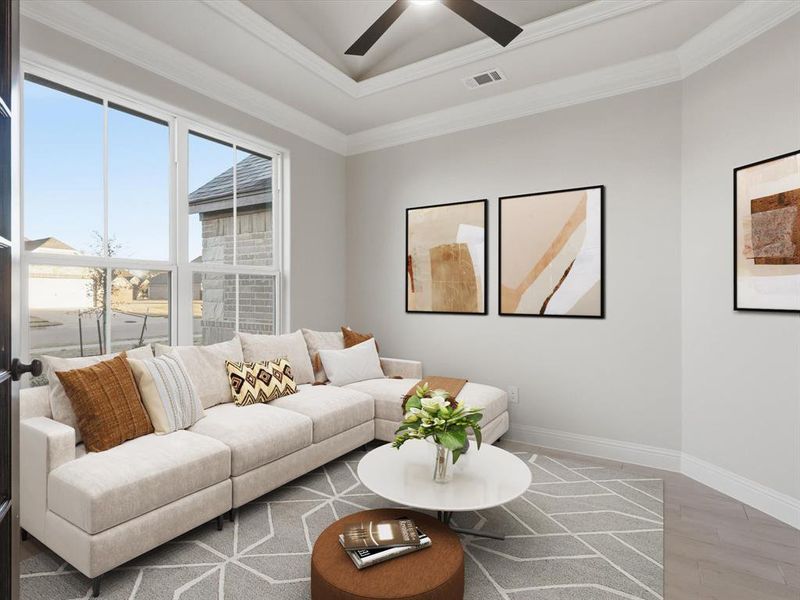 Virtually Staged: Office Virtually Staged: Office