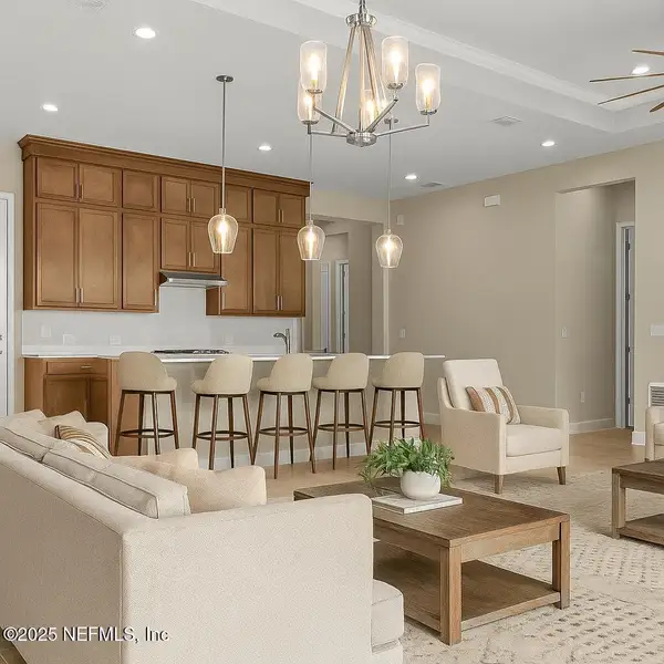 Furnished interior view inside a new home in Tamaya, Jacksonville (Image 1).