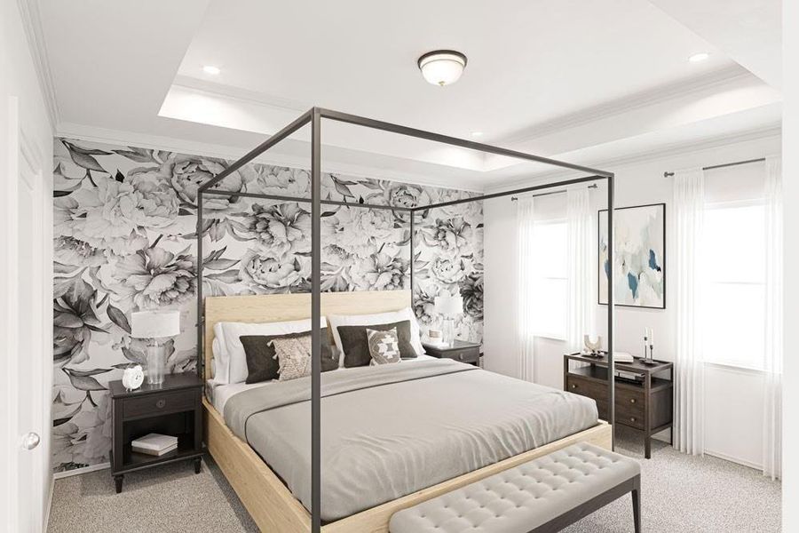 Furnished interior view inside a new home in Fuller Station, Loganville (Image 4).