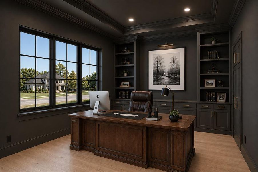 Furnished interior view inside a new home in , Aledo (Image 9).