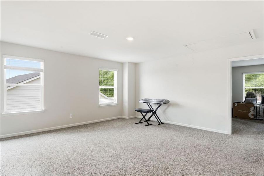 Spacious, unfurnished interior of a new home in Vistas at Towne Mill, Canton (Image 25).