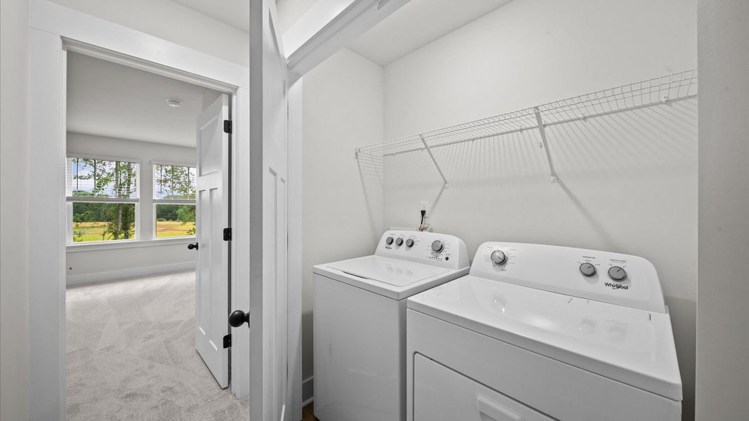 Furnished interior view inside a new home in Ransdell Pointe, Spartanburg (Image 16). Furnished interior view inside a new home in Ransdell Pointe, Spartanburg (Image 16).