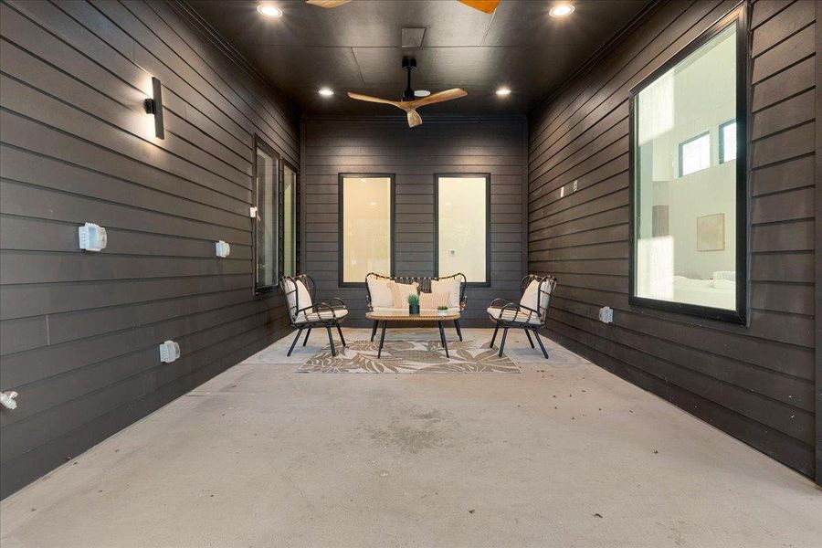 Outdoor living/diningOutdoor kitchen to be installed. Outdoor living/diningOutdoor kitchen to be installed.