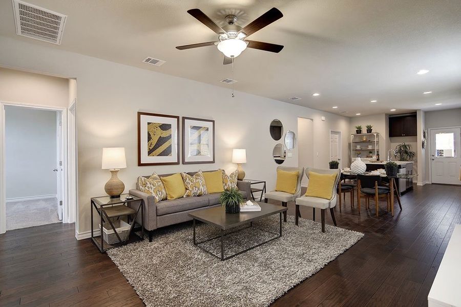 Representative furnished interior of a home built from the Bach by Taylor Morrison in Emory Crossing 40s, Hutto (Image 7).